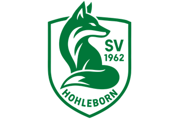 Grünes Vereinslogo des SV 1862 Hohleborn mit einem stilisierten Fuchs im Wappen.