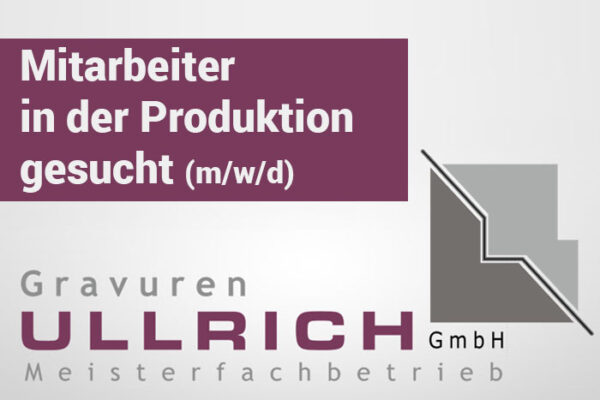 Stellenanzeige für Mitarbeiter in der Produktion (m/w/d)