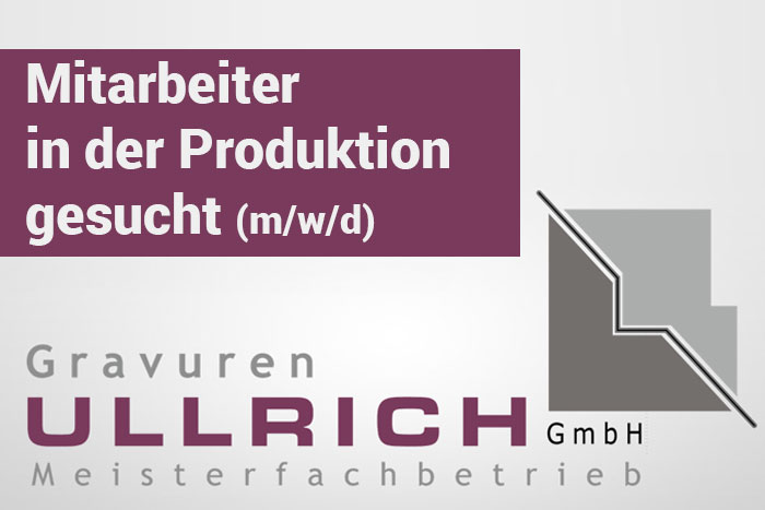 Stellenanzeige für Mitarbeiter in der Produktion (m/w/d)